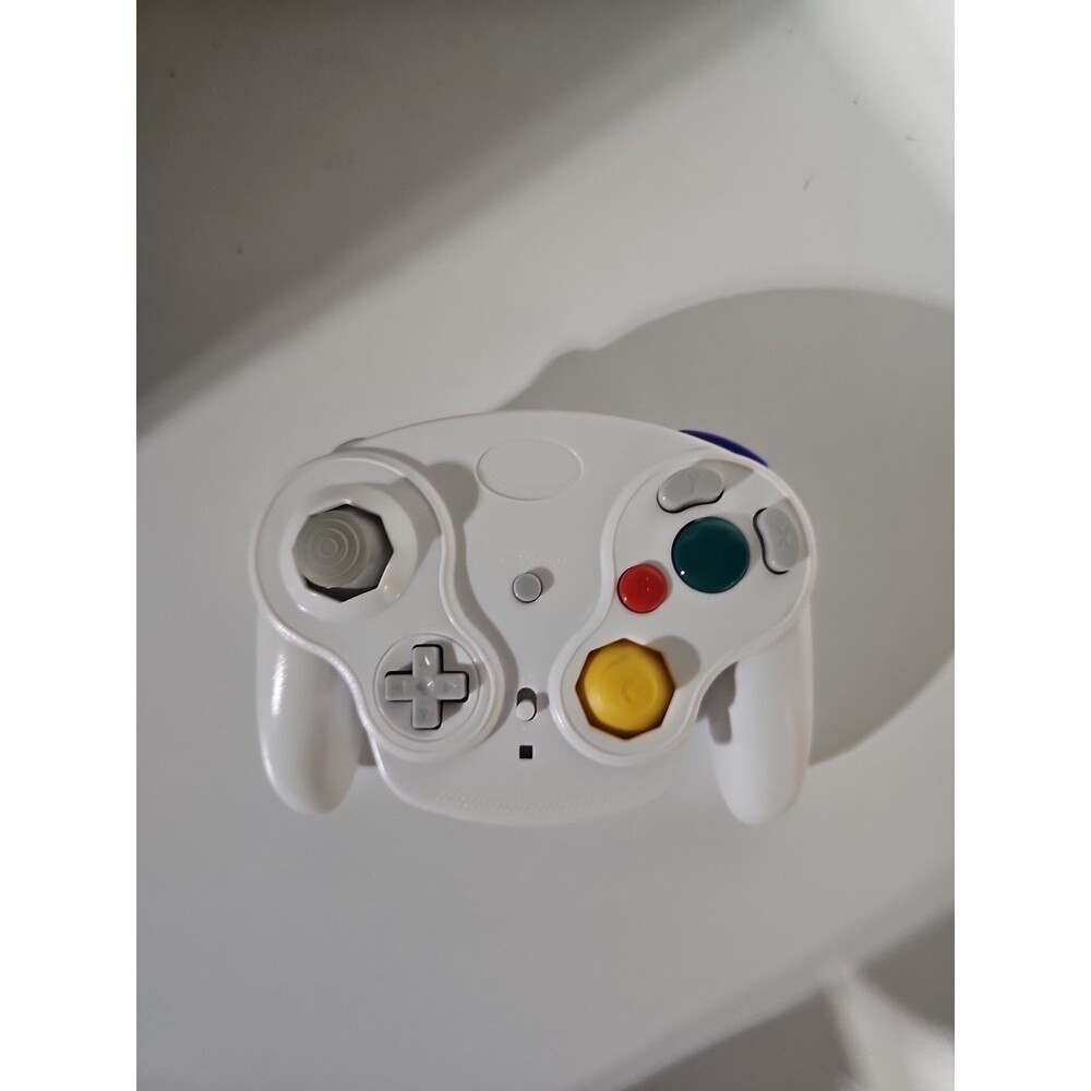 GameCube Controller White Wireless For Parts Not Tested